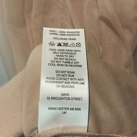 ASOS Maternity- Maya Deluxe Maxi Sequin Short Sleeve Tulle Bottom Dress- Size 4 - Picture 14 of 14